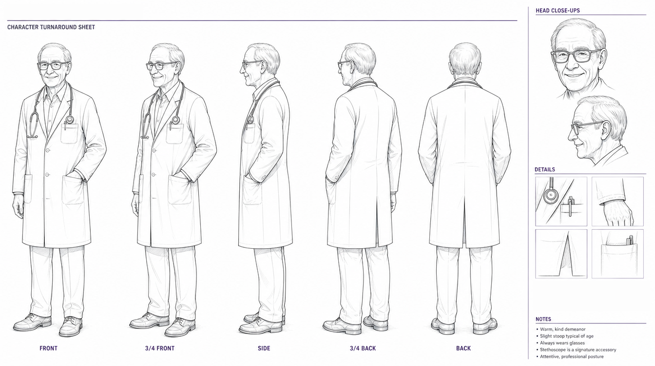 HCP Character Turnaround